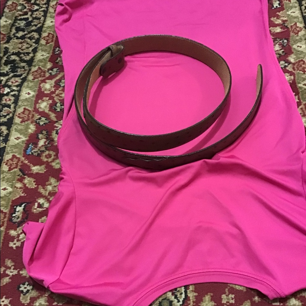 Men's Full Quill Kango Tobacco Ostrich Belt